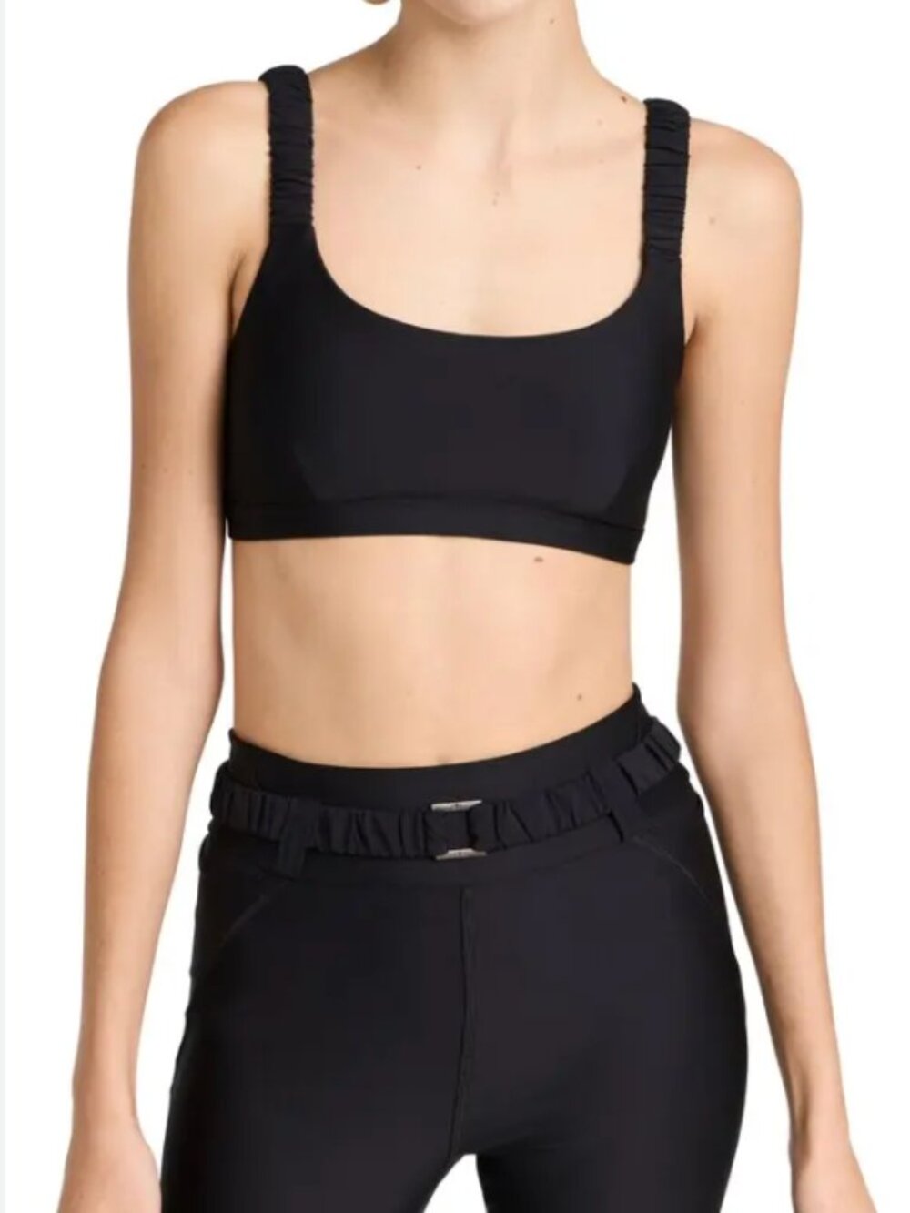 Alo Airlift High-Waist 7/8 Charmer Leggings Belted &&& Bra